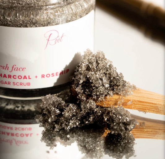 Charcoal & Rosehip Sugar Scrub