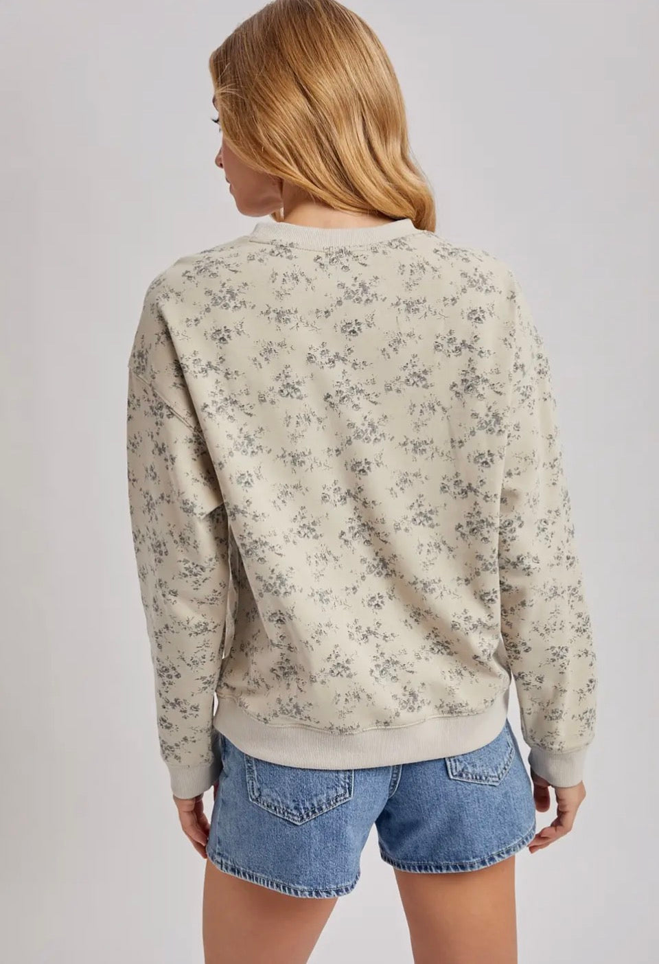Vintage Ditsy Floral Sweatshirt
