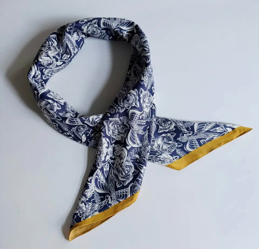 Rockin Rose Silky Scarf
