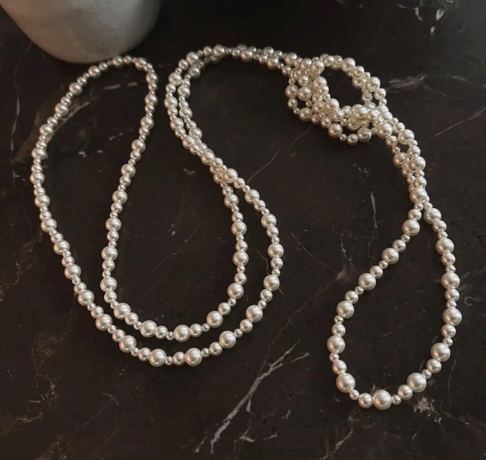 Endless Poise Pearl Necklace