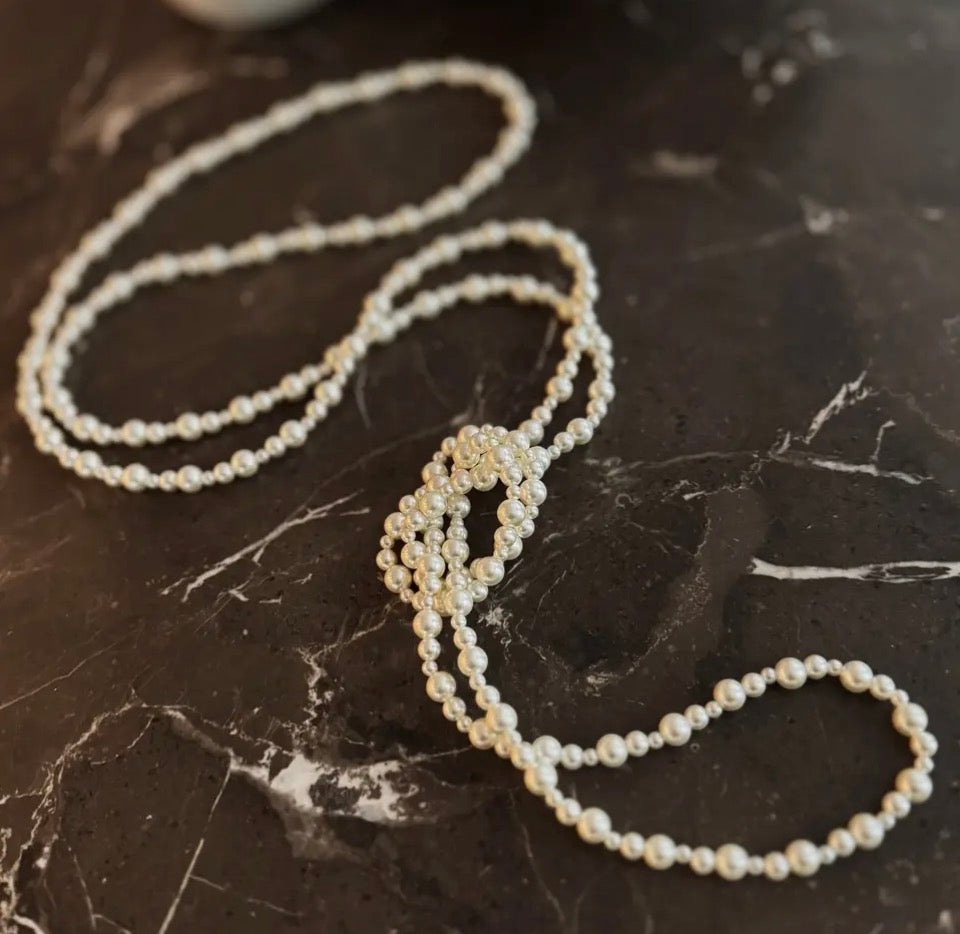 Endless Poise Pearl Necklace
