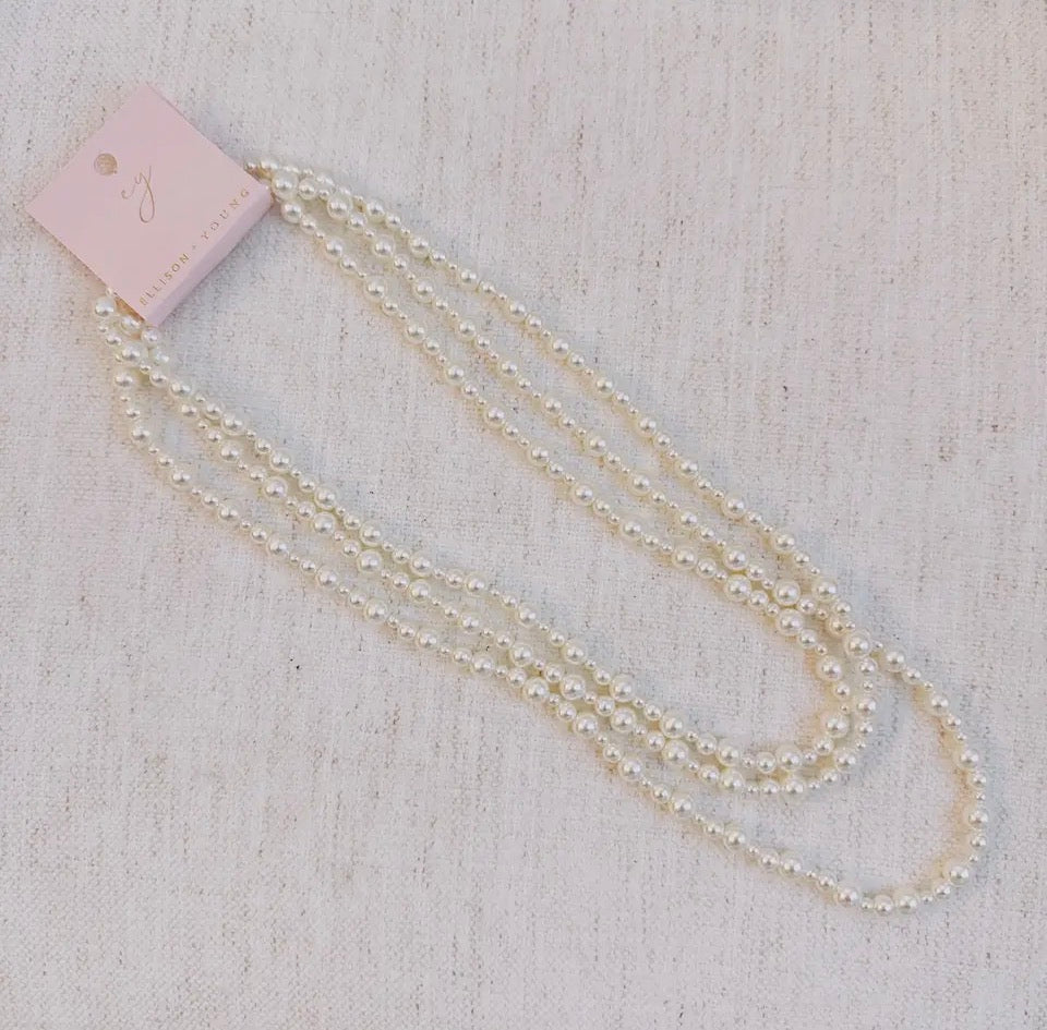 Endless Poise Pearl Necklace
