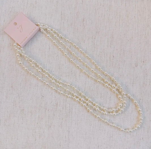 Endless Poise Pearl Necklace