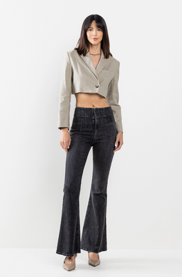 SP High Rise Grey Flare