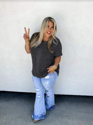 Shiloh Distressed Flare Jean