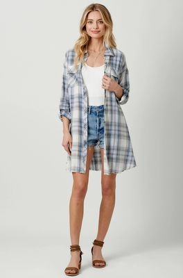 Plaid Shirt Dress
