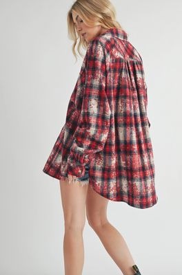 Jasmine Red Flannel