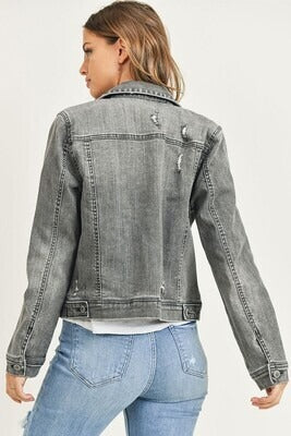 Grey Vintage Washed Jacket