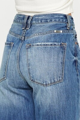 KC Ultra High Rise Buttonfly 90s Flare