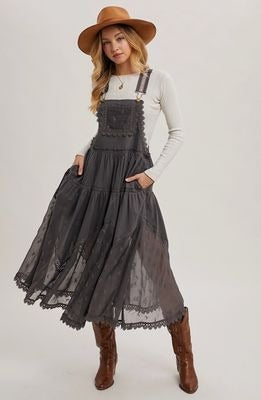 Tulle Bib Maxi