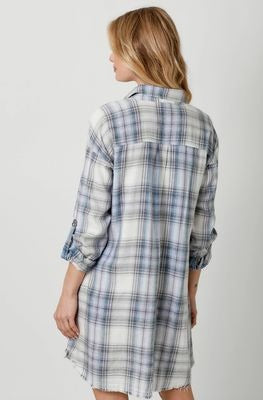 Plaid Shirt Dress