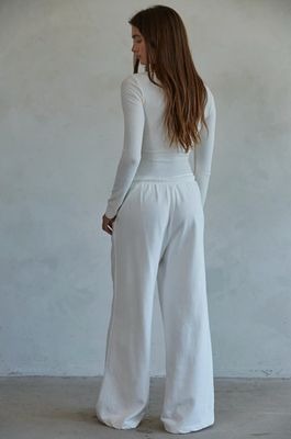 Ivory Ribbed Bodysuit