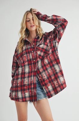 Jasmine Red Flannel