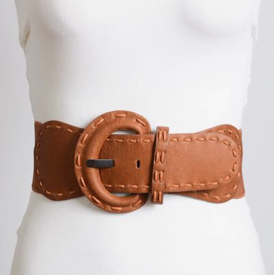 Wide Stitch Western Chic Belt