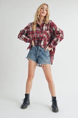 Jasmine Red Flannel