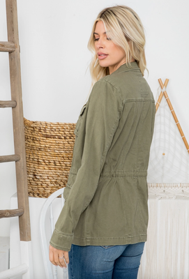 Olive Anorak Jacket