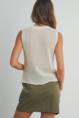 Ivory Sweater Vest