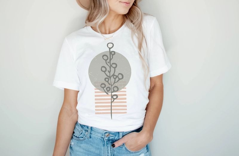 Boho Leaf Tshirt