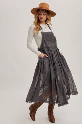 Tulle Bib Maxi