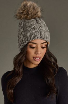 Cable Knit Pom