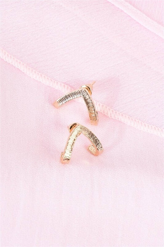 Gold Stud Huggies