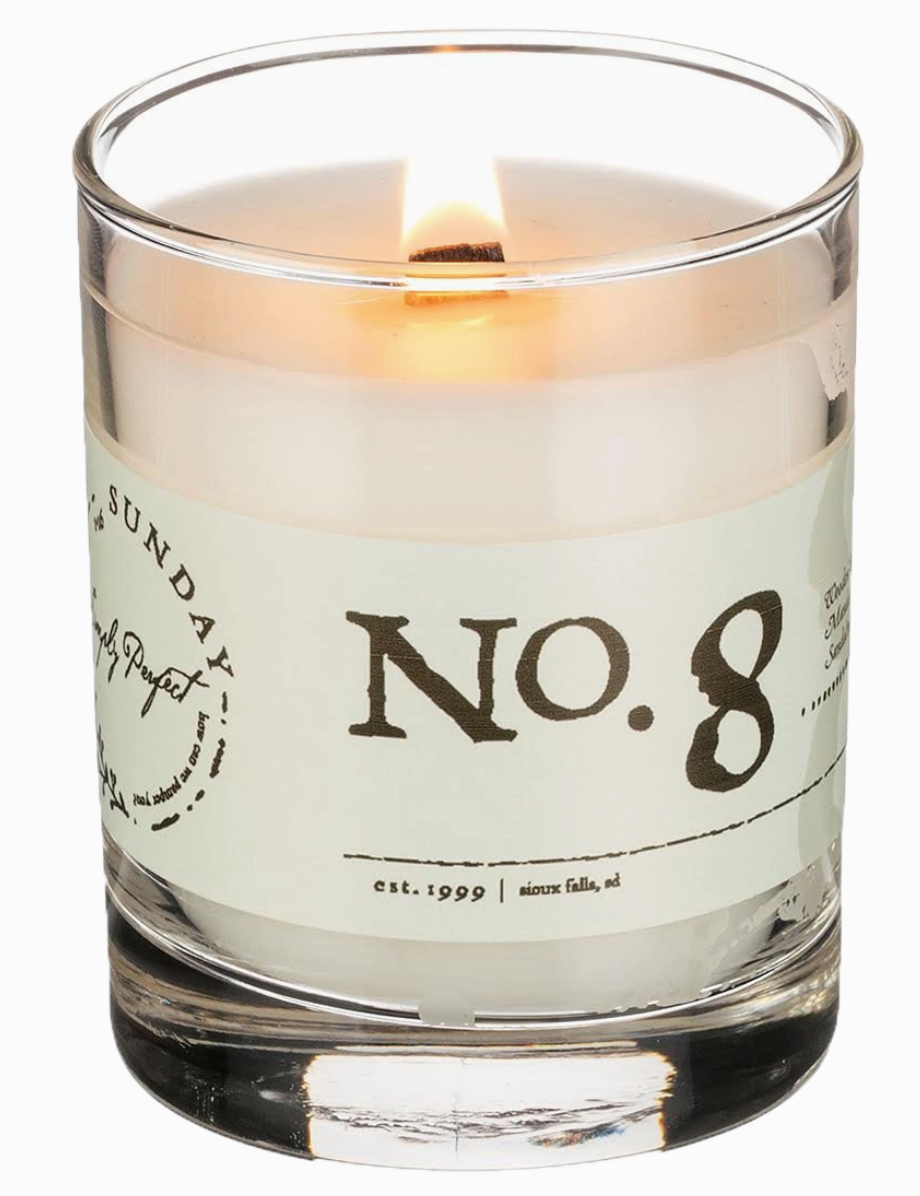 No. 8 Candle Hand Poured Woodwick