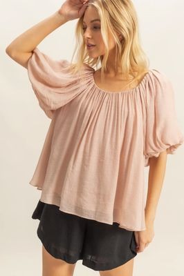 Almond Romantic Top
