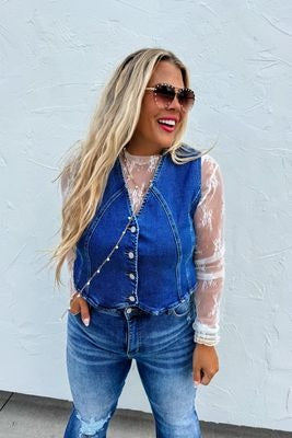 Austin Denim Vest