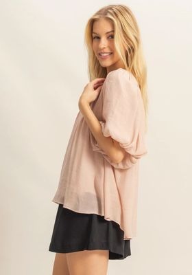 Almond Romantic Top