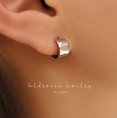 Silver Huggies 8MM