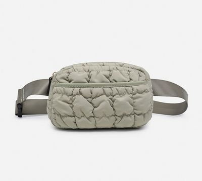Chrissy Puffer Bum Bag Sage