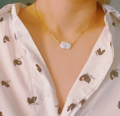 Hannah Baroque Pearl Chain