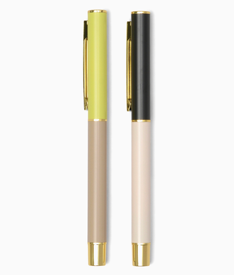 Colorblock Pens Set Of 2