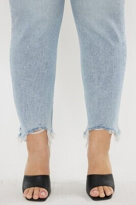 Curvy High Rise Slim Straight