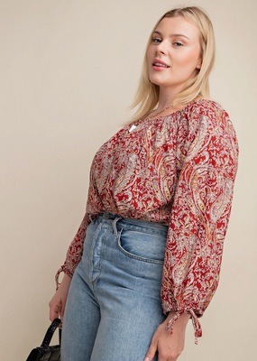 Curvy Scarlet Bodysuit