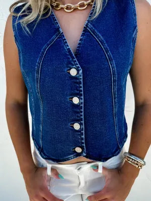 Austin Denim Vest