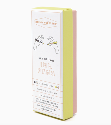 Colorblock Pens Set Of 2