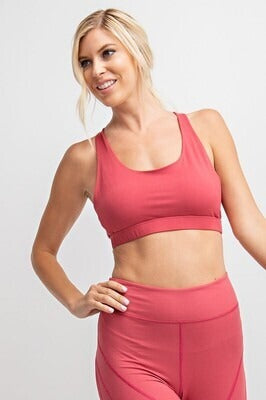 Curvy Mesh Back Racer Back Bralette