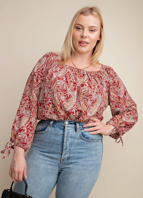 Curvy Scarlet Bodysuit