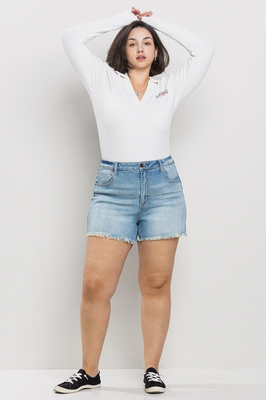 Curvy High Rise Shorts