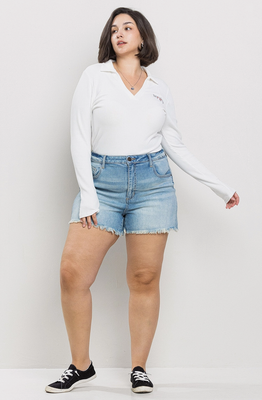 Curvy High Rise Shorts