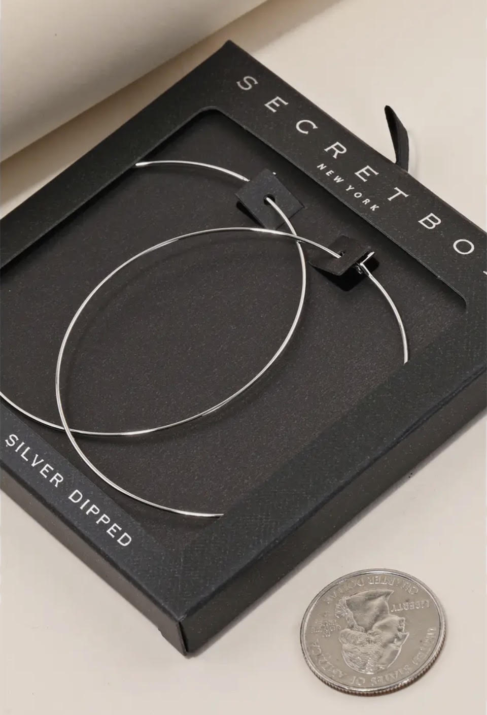 Wire Hoop Earring 60mm