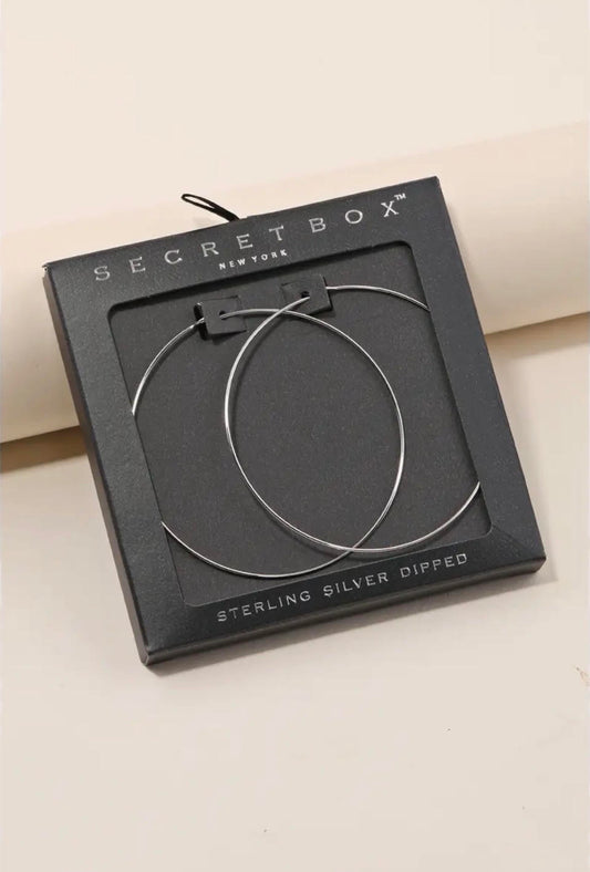 Small Wire Hoop Earring