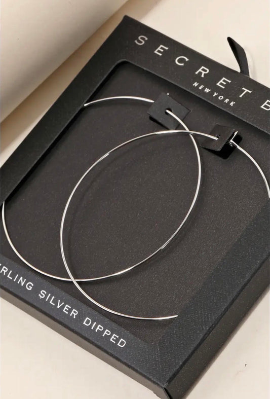 Small Wire Hoop Earring