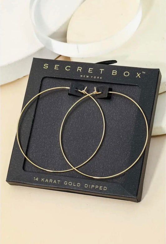 Wire Hoop Earring 60mm